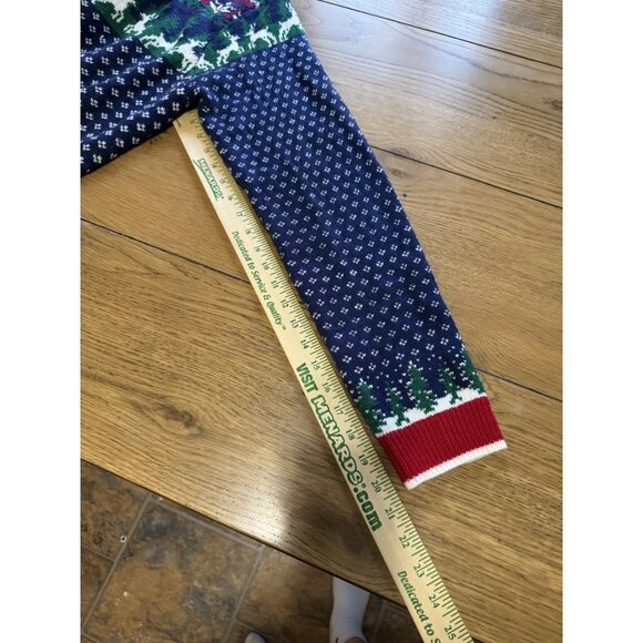 Holiday‎ Time Ugly Christmas Sweater Wolf Knit Holiday Party Office Fantasy 2x - Picture 9 of 10